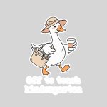 Off To Teach Kindergarten Sillygoose Teacher Back To School Sticker