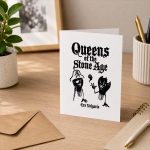 Official Queens Of The Stone Age Era Vulgaris Greeting Card
