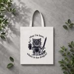 Okay Im Here Where Is The Dragon Cat Coffee PNG SVG