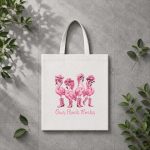 Our Flock Rocks Western Flamingo Girls Trip Vacation Cowgirl PNG SVG