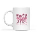 Our Flock Rocks Western Flamingo Girls Trip Vacation Cowgirl Mug