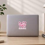 Our Flock Rocks Western Flamingo Girls Trip Vacation Cowgirl Sticker