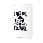 Passing Guard Bjj Vintage Greeting Card