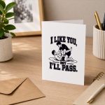 Passing Guard Bjj Vintage Greeting Card