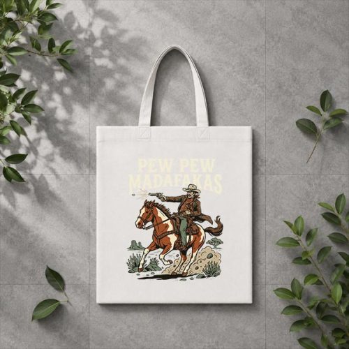 Pew Pew Madafakas Cow Rodeo Wild West PNG SVG