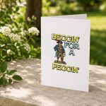 Pirate Beggin For A Peggin Inappropriate Greeting Card