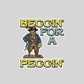 Homepage 152 Pirate Beggin For A Peggin Inappropriate Sticker