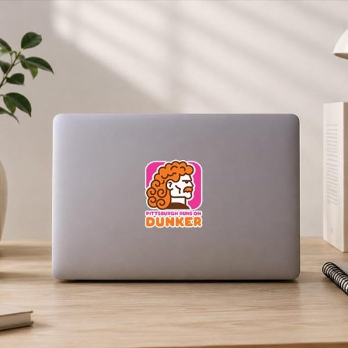 Pittsburgh Runs On Dunker Vintage Sticker 3 Pittsburgh Runs On Dunker Vintage Sticker