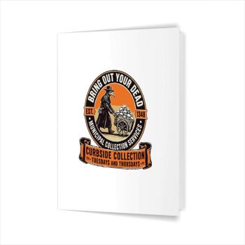 Homepage 34 Plague Doctor Bring Out Your Dead Est 1348 Municipal Greeting Card