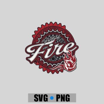 Portland Fire Racing Vintage PNG SVG