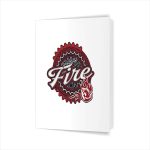 Portland Fire Racing Vintage Greeting Card
