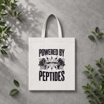 Powered By Peptides Bodybuilding Workout Weightlifting Gym PNG SVG