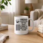 Proud Member of The Just Resting My Eyes Club Fathers Day Mug