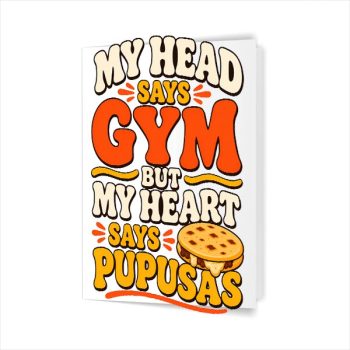 Homepage 11 Pupusa Humor Salvadoran Food Pupusas Performance Greeting Card