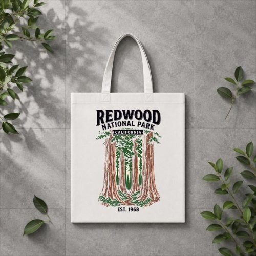 Redwood National Park California Vintage PNG SVG