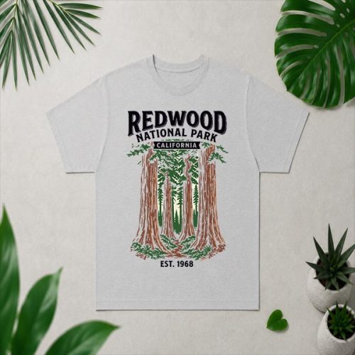 Redwood National Park California Vintage PNG SVG