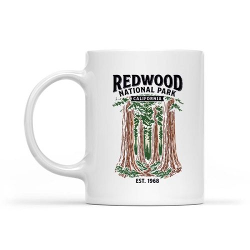 Redwood National Park California Vintage Mug
