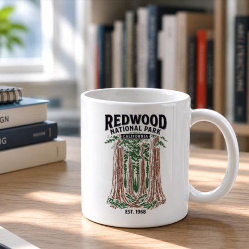 Redwood National Park California Vintage Mug