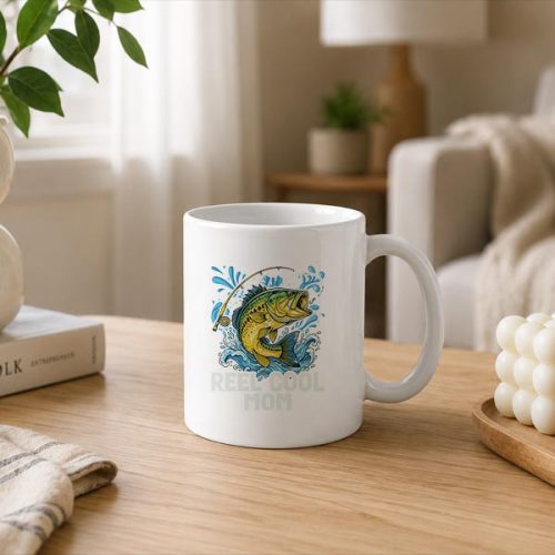 Reel Mom Fishing Mom Vintage Mug 3 Reel Mom Fishing Mom Vintage Mug
