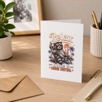 Relax Nothing Is Under Control Chill Raccoon Greeting Card
