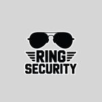 Ring Security Art For Ring Bearer Wedding Sticker