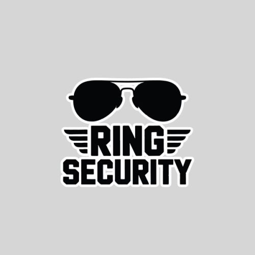 Ring Security Art For Ring Bearer Wedding Sticker 1 Ring Security Art For Ring Bearer Wedding Sticker