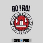 Ro Ro Norway Viking Ship Norwegian Soccer Football Fan PNG SVG