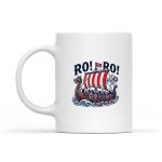 Ro Ro Norway Viking Ship Soccer Norwegian Fan Triblend Mug