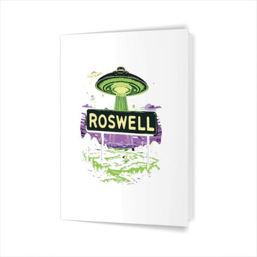 Roswell New Mexico Alien Abduction Ufo Encounter Greeting Card 1 Roswell New Mexico Alien Abduction Ufo Encounter Greeting Card