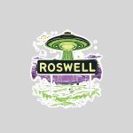Roswell New Mexico Alien Abduction Ufo Encounter Sticker