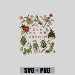Sad Bug Summer Insect Inspired Indie Aesthetic PNG SVG