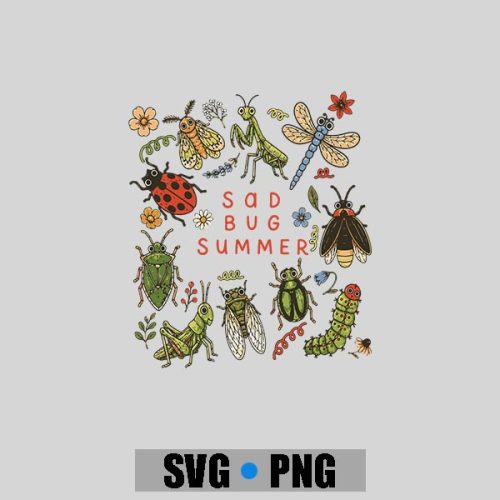 Sad Bug Summer Insect Inspired Indie Aesthetic PNG SVG 1 Sad Bug Summer Insect Inspired Indie Aesthetic PNG SVG