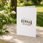 Sad Bug Summer Insect Inspired Indie Aesthetic Greeting Card