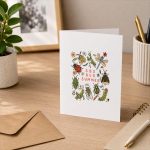 Sad Bug Summer Insect Inspired Indie Aesthetic Greeting Card