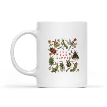 Sad Bug Summer Insect Inspired Indie Aesthetic Mug