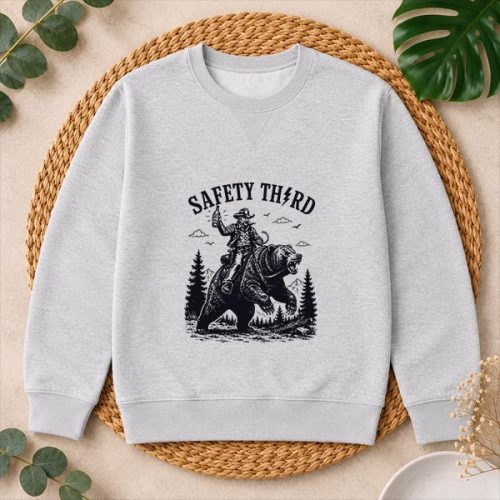 Safety Third Grizzly Bear Nature Crazy PNG SVG