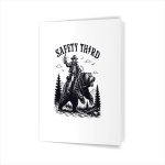 Safety Third Grizzly Bear Nature Crazy Greeting Card