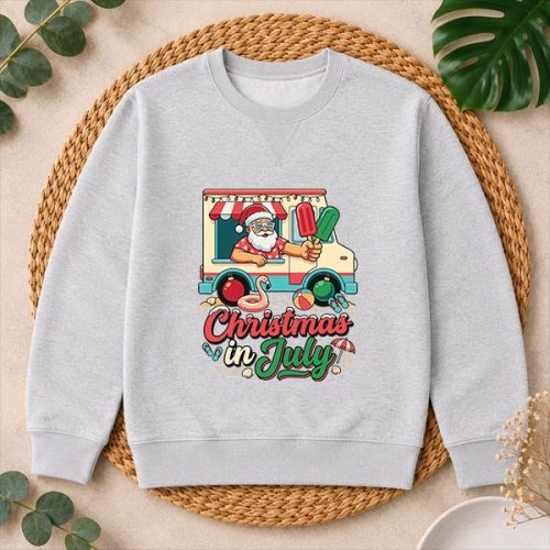 Santa Flamingo Popsicle Christmas In July PNG SVG