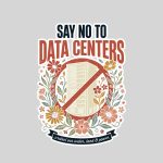Say No To Data Centers Sticker