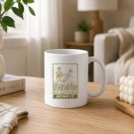 Send It Bowfishing Skeleton Outdoor Adventure Art Mug