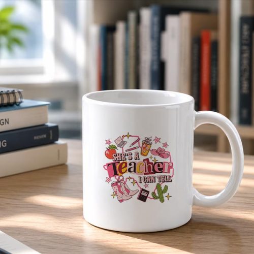 Shes A Teacher I Can Tell Western Classroom Mug 2 Shes A Teacher I Can Tell Western Classroom Mug