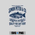 Simon Peter Seafood Christian Fishing PNG SVG