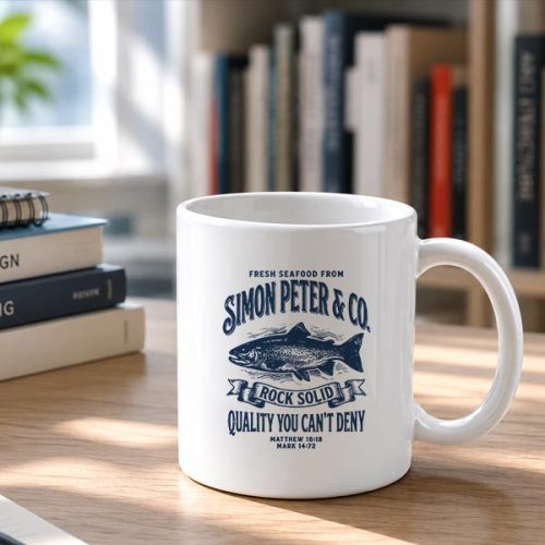 Simon Peter Seafood Christian Fishing Mug 2 Simon Peter Seafood Christian Fishing Mug
