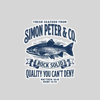 Homepage 199 Simon Peter Seafood Christian Fishing Sticker