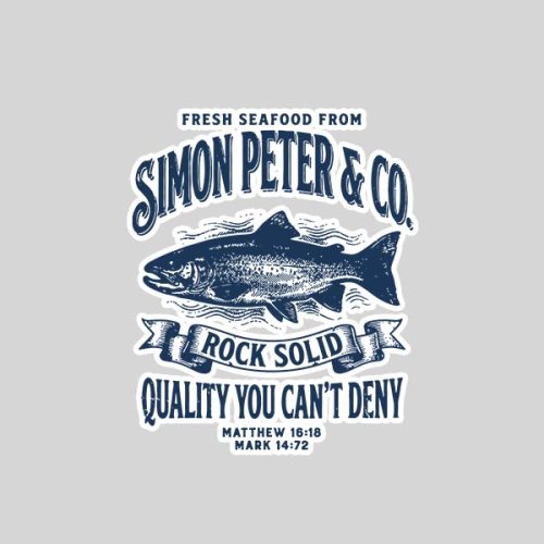 Simon Peter Seafood Christian Fishing Sticker 1 Simon Peter Seafood Christian Fishing Sticker