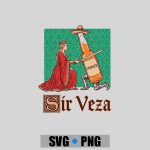 Sir Veza Knight Pun Meme Sombrero Cinco De Mayo PNG SVG