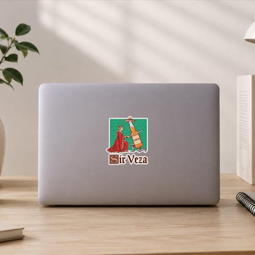 Sir Veza Knight Pun Meme Sombrero Cinco De Mayo Sticker 3 Sir Veza Knight Pun Meme Sombrero Cinco De Mayo Sticker