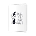 Sophie Pointing Basketball Vintage Greeting Card