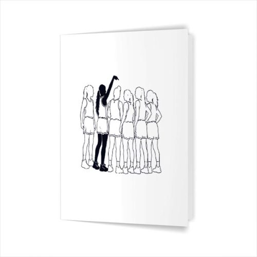 Sophie Pointing Basketball Vintage Greeting Card 1 Sophie Pointing Basketball Vintage Greeting Card