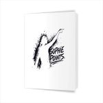 Sophie Pointing Basketball Vintage Greeting Card
